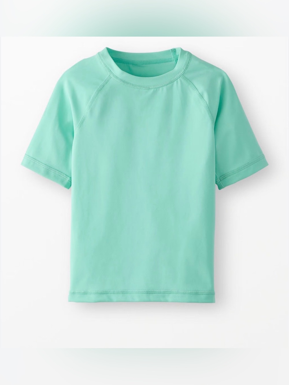 Hanna Andersson Kids Short-Sleeve Swim Rashguard in Mint Green NWOT